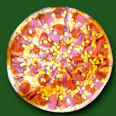 Pizza Hawaiana  8 rebanadas Soda 2 Lts