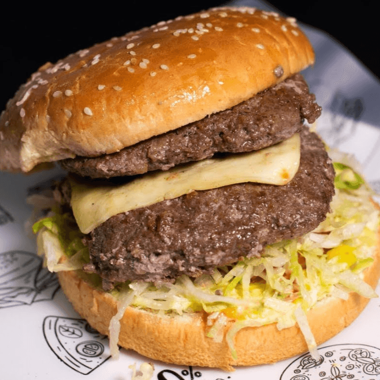 Combo Hamburguesa Doble Carne+Papas+Gaseosa