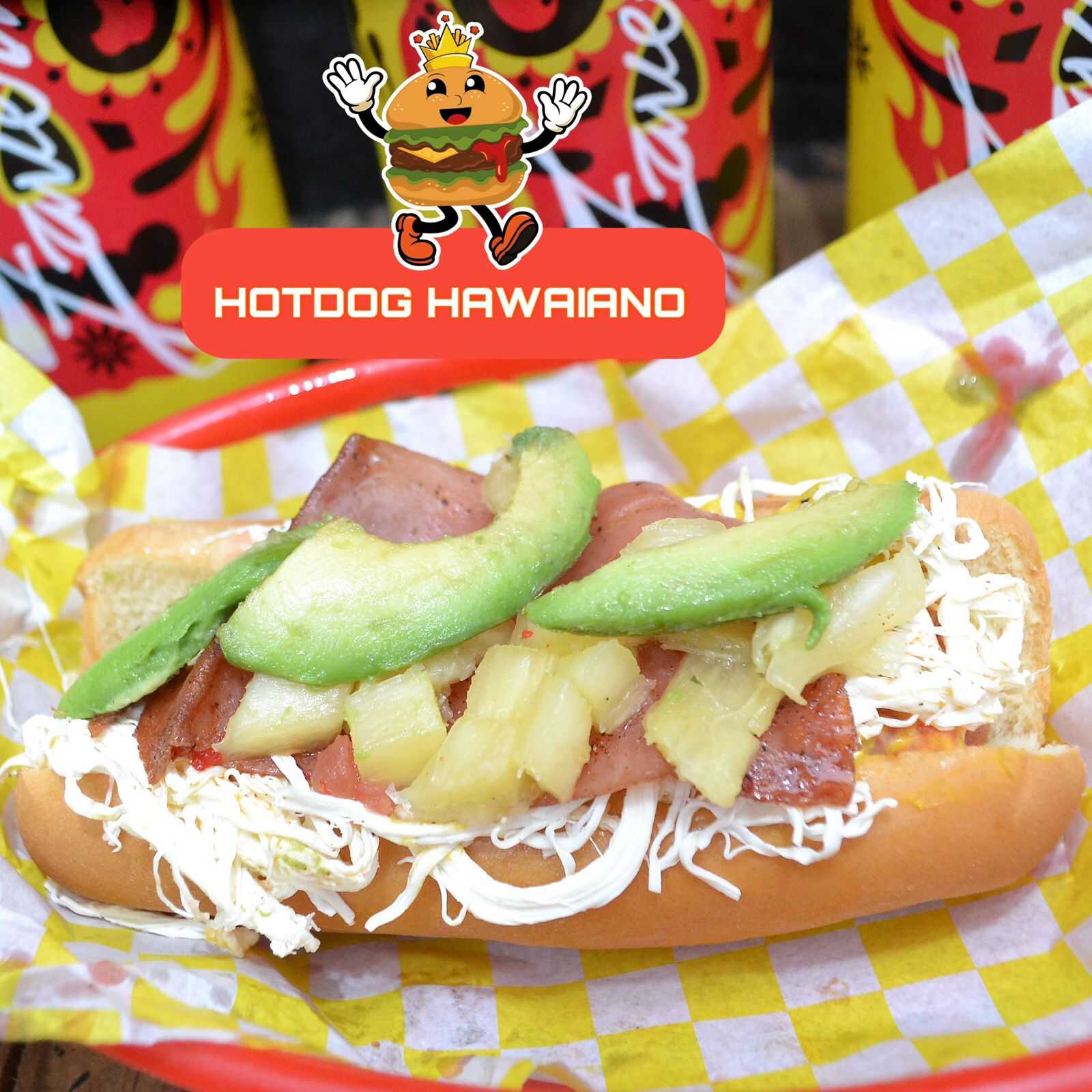 Hot Dog Preparado Hawaiano