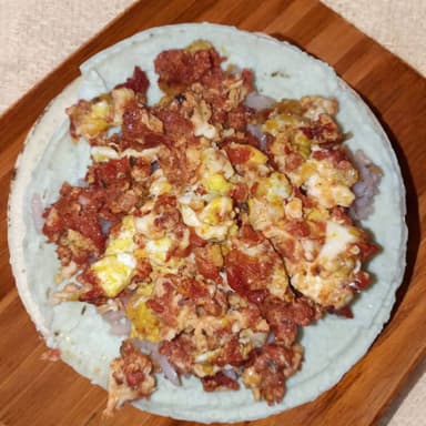 Taco de Huevo con Chorizo