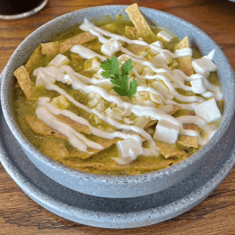 Sopa de chile poblano