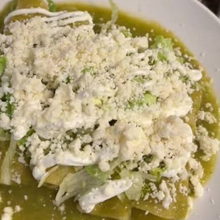 Enchiladas Verdes Sencillas