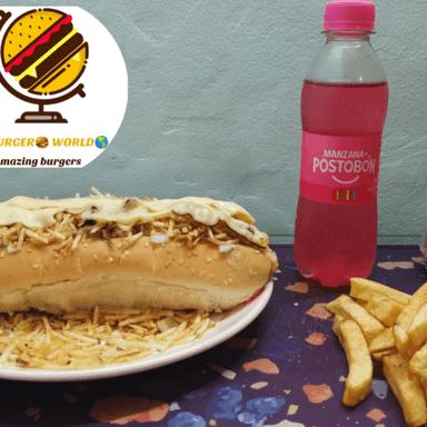 2 Perros Calientes + Papas + Gaseosa