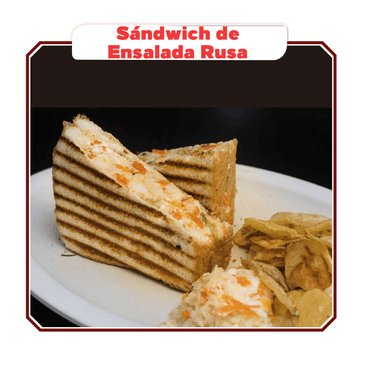 Sandwich de Ensalada Rusa.