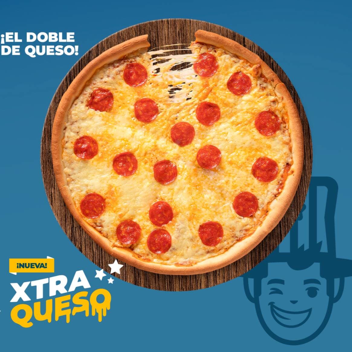 Pizza XtraQueso (1 Ing)