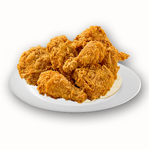 6 Piezas de Pollo Frito + Tortillas