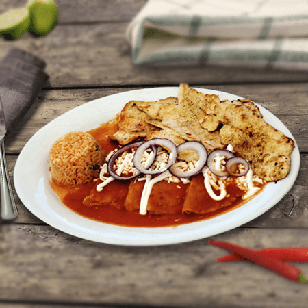 Enchiladas Rojas