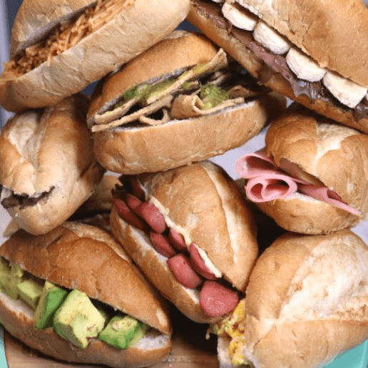 Torta de carnitas