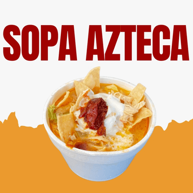 SOPA AZTECA CON POLLO