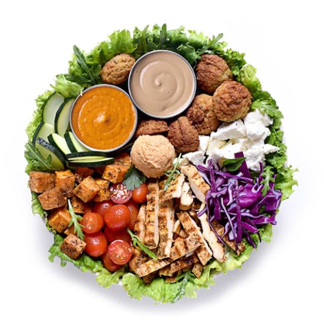 Ensalada Falafel Grill Tomato
