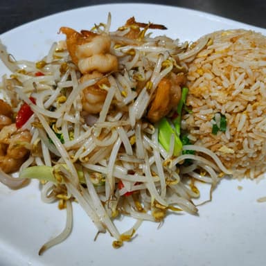 Langostino con Frejolito Menú