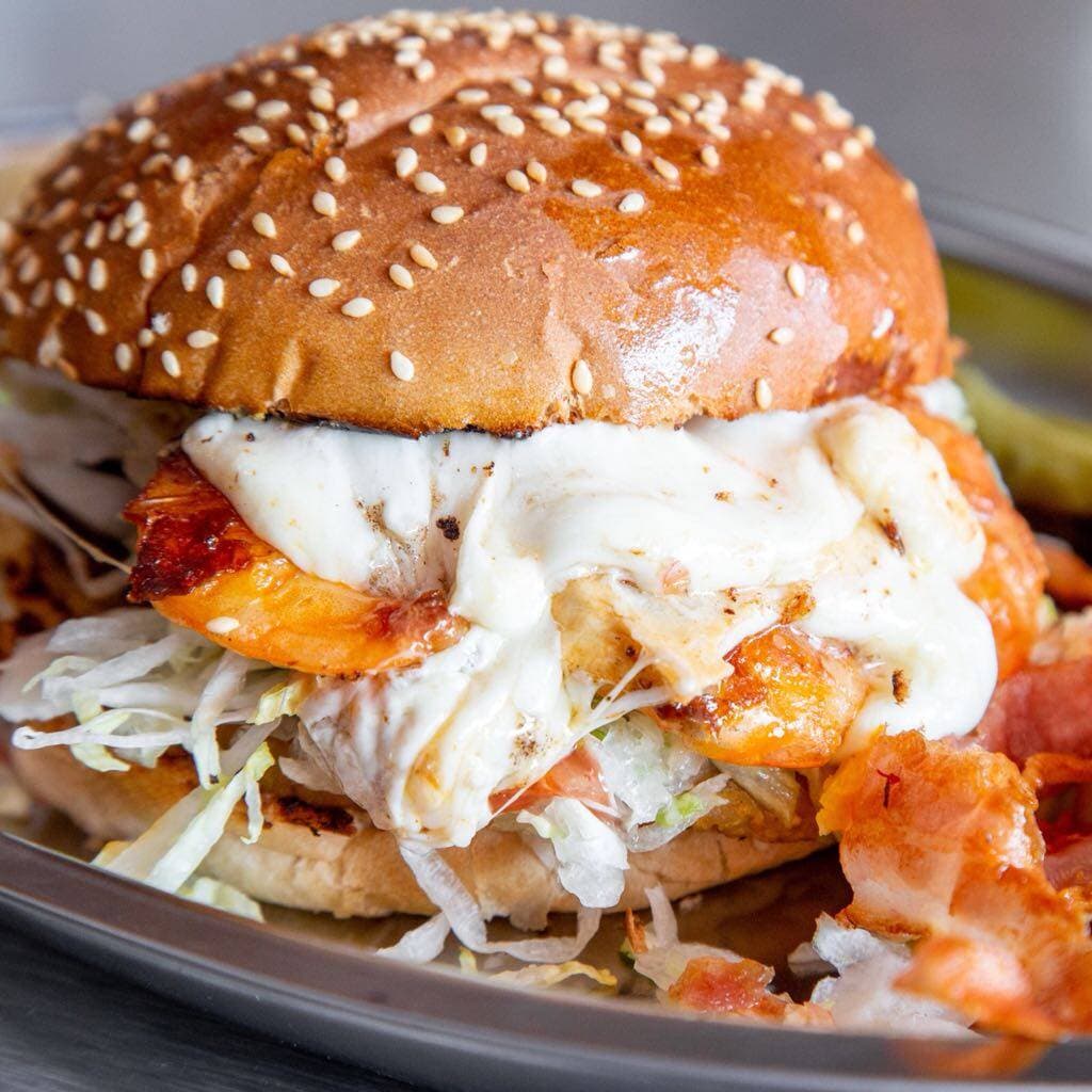 Hamburguesa Grande de Camarón