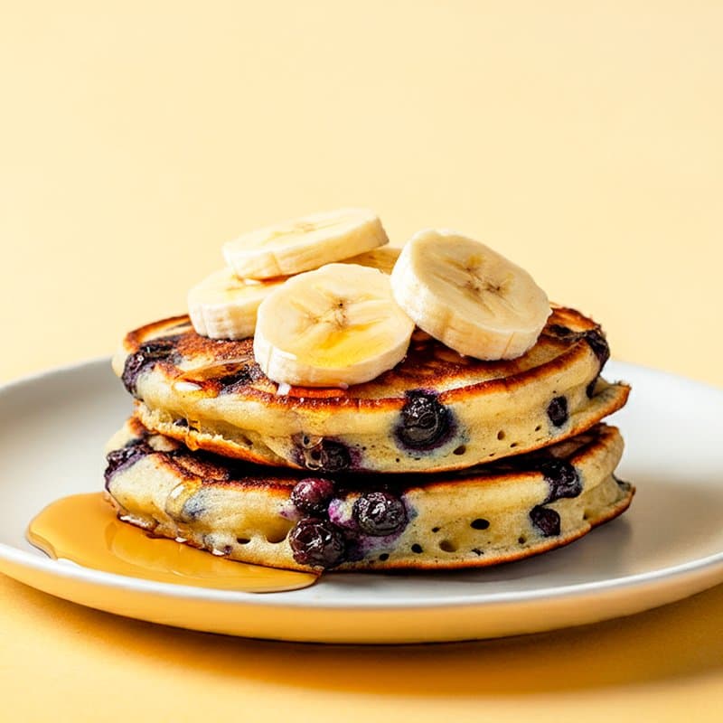 Pancakes Blueberries