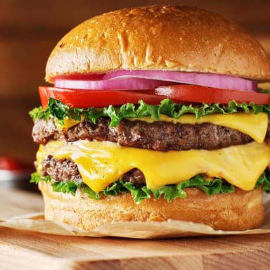 Hamburguesa Doble de Res