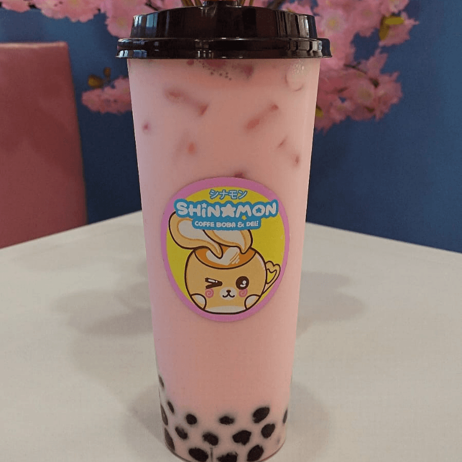 Fresas con Crema Milk Tea