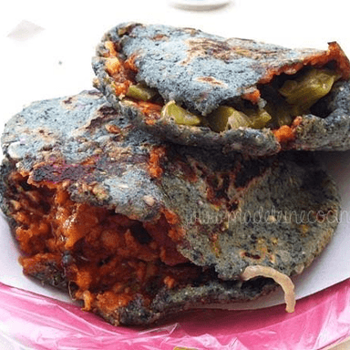 Gordita Azul de Queso con chistorra
