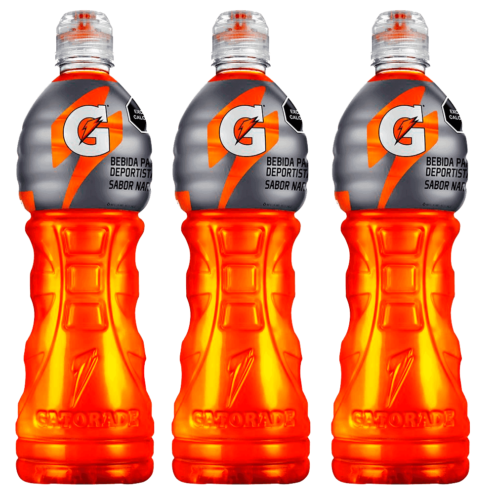 3 Gatorade Naranja 1 Lt