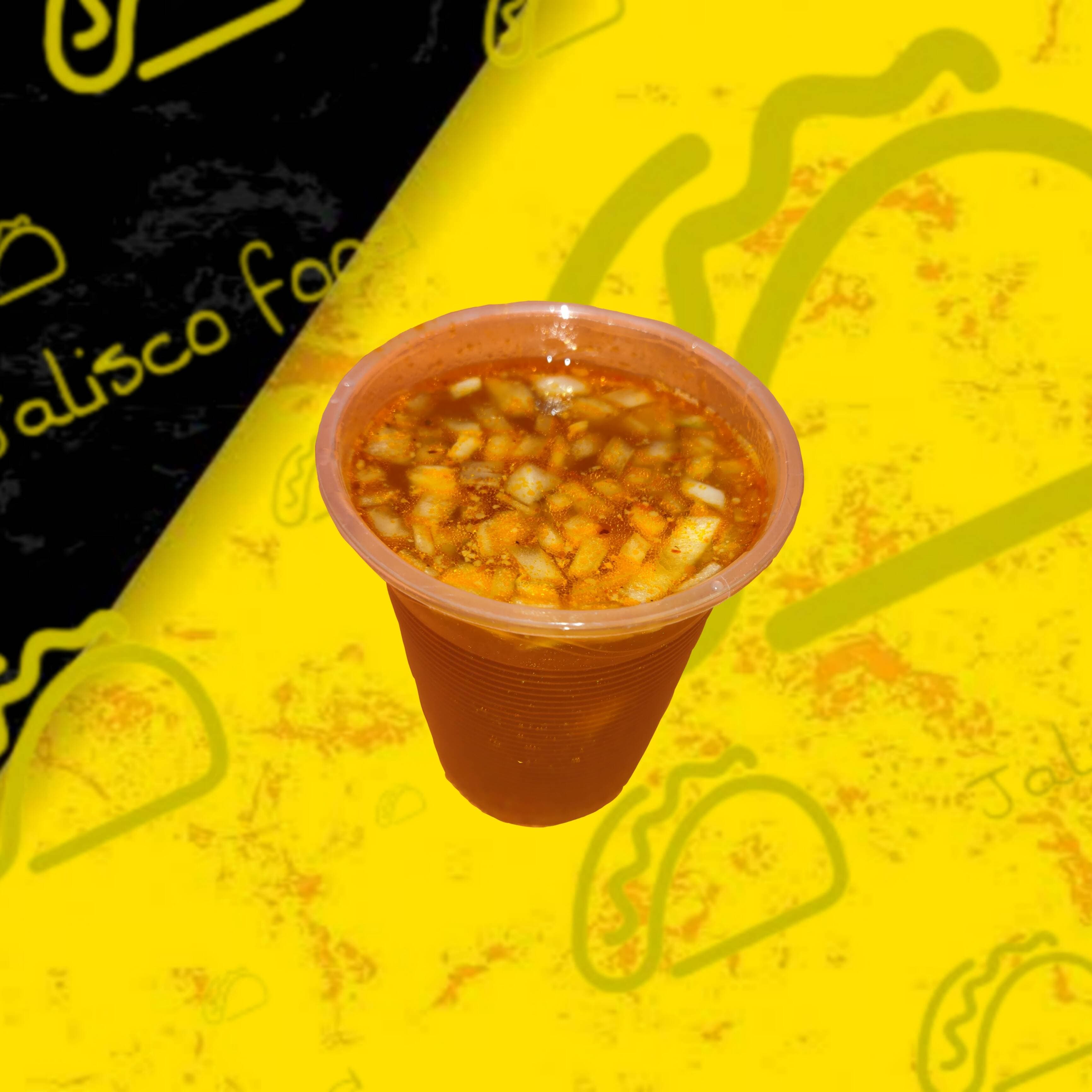 1/2 Litro consome Barbacoa
