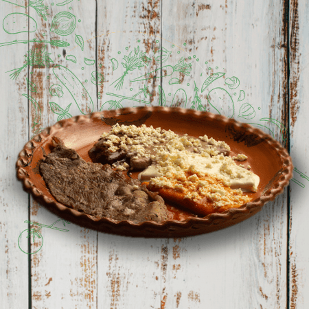Media Orden Enchiladas C/4 Piezas Carne a Elegir