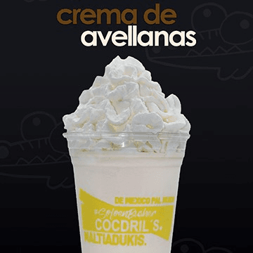 Malteada Crema de Avellanas