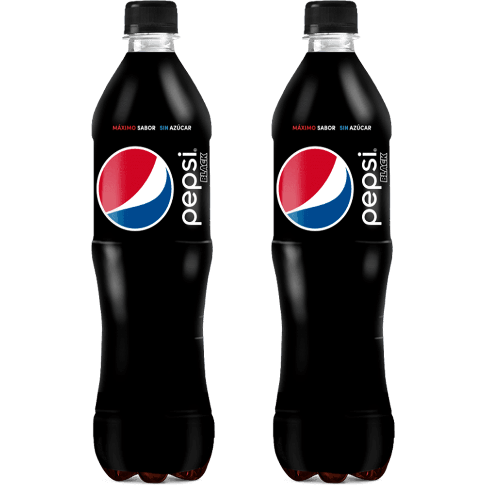 2 PEPSI BLACK 600ML