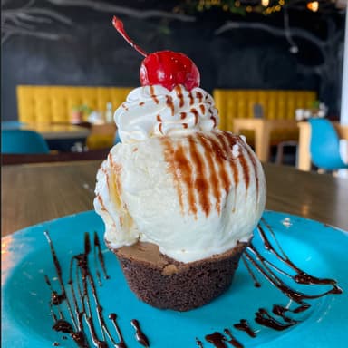 Brownie con Nieve