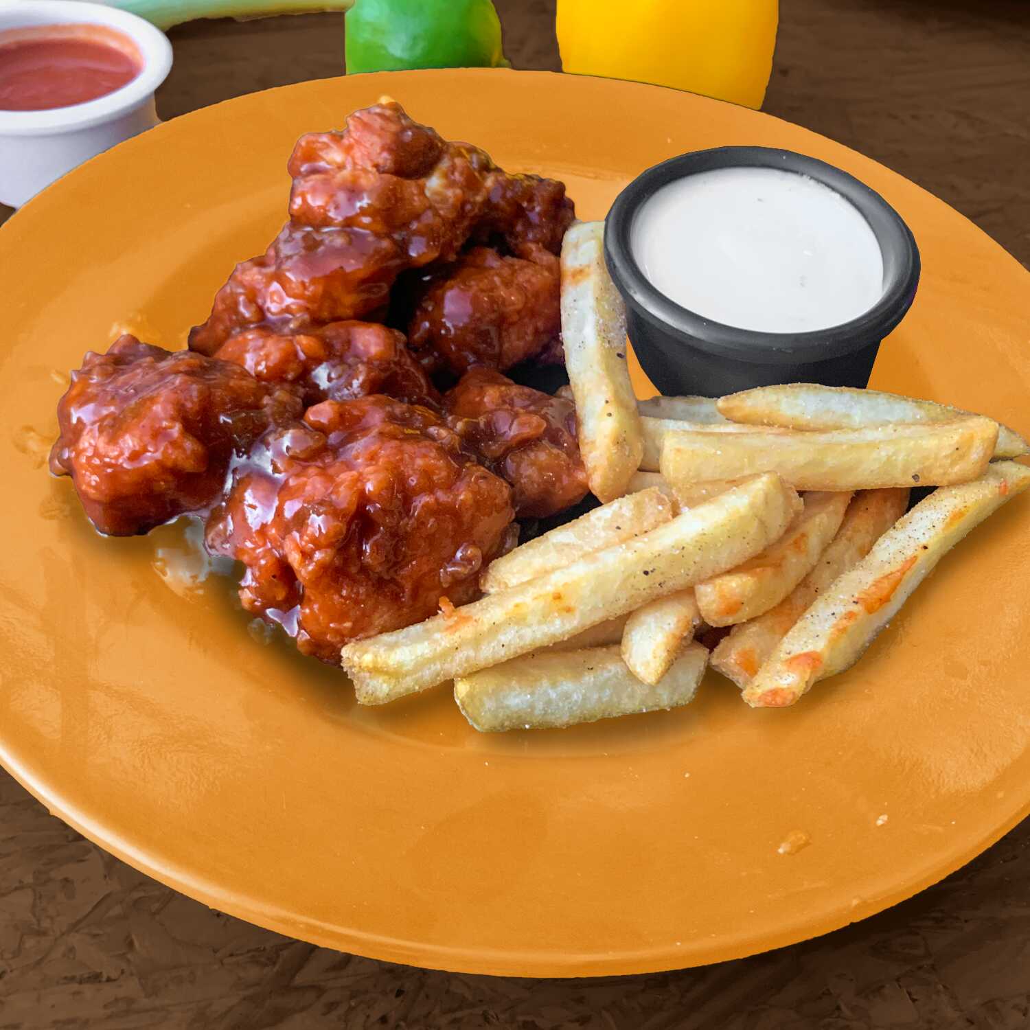 6 Boneless Warumo con Papas
