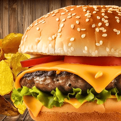 Hamburgesa con Queso