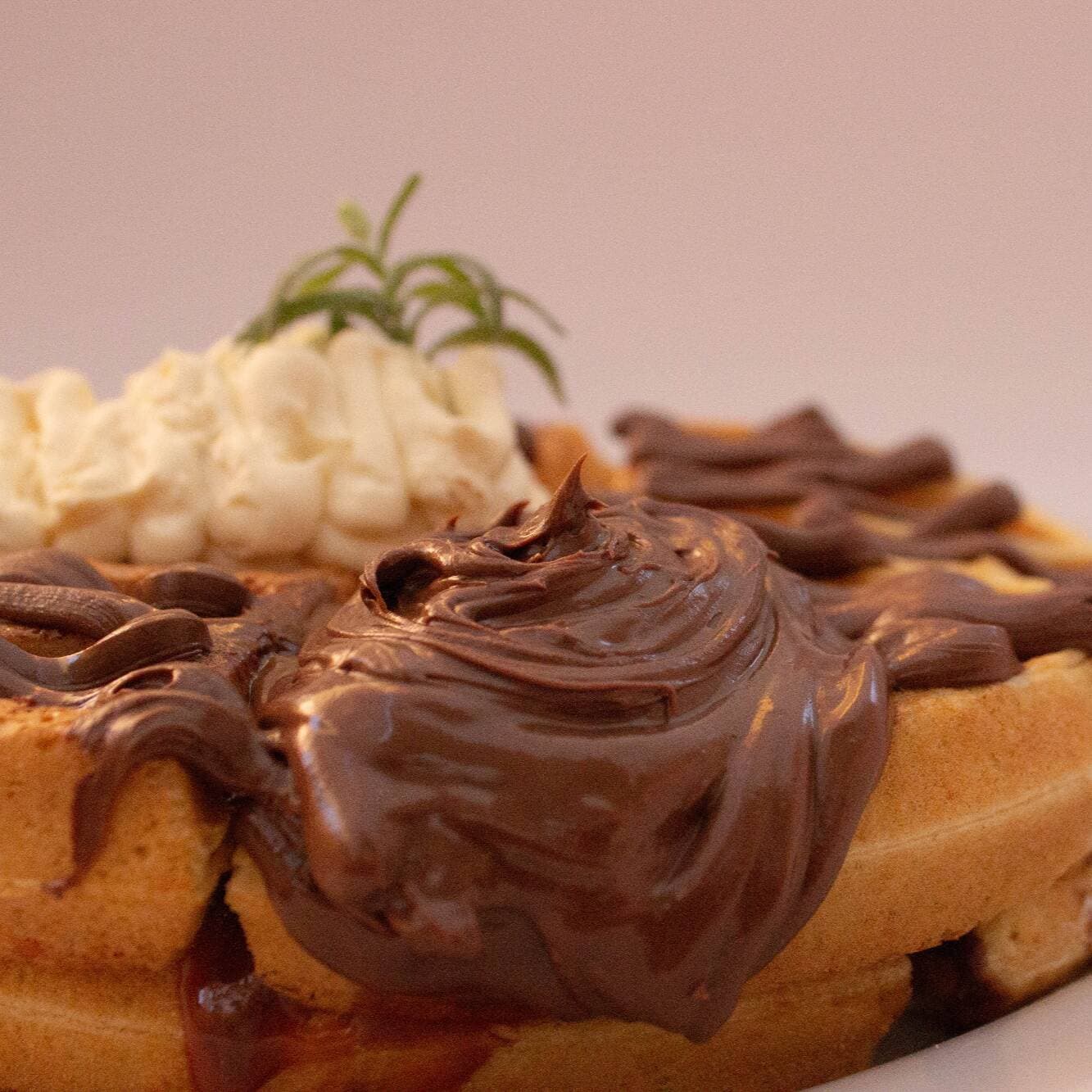 Waffle con nutella