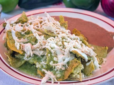Chilaquiles con Pollo