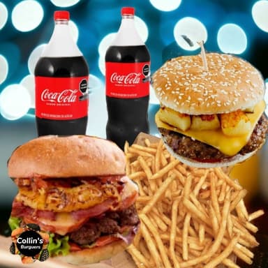 Hawaiana Tadicional+Ohana+papas+2 COCA-COLA 600ml
