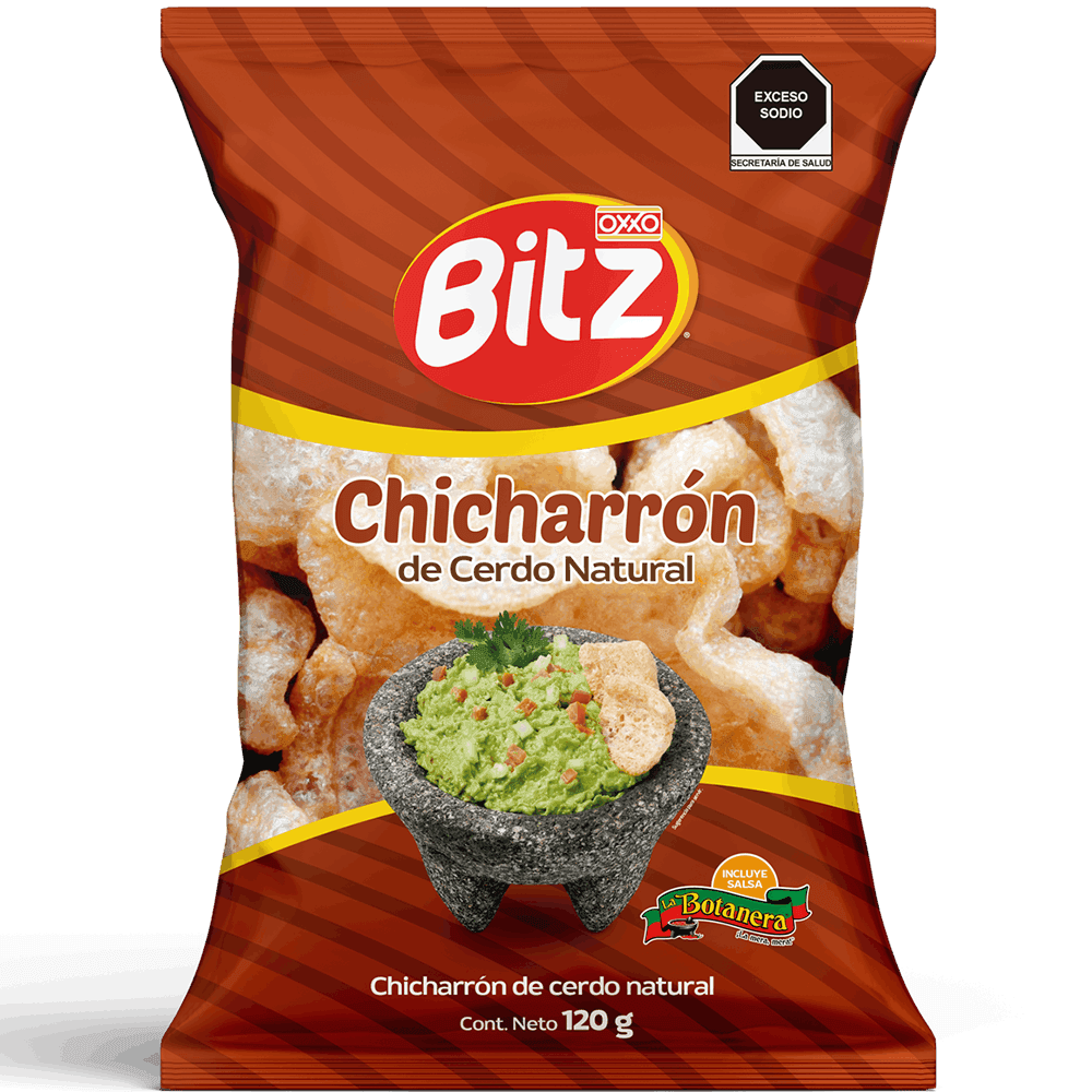 Chicharron de Cerdo Natural Bitz 120 gr