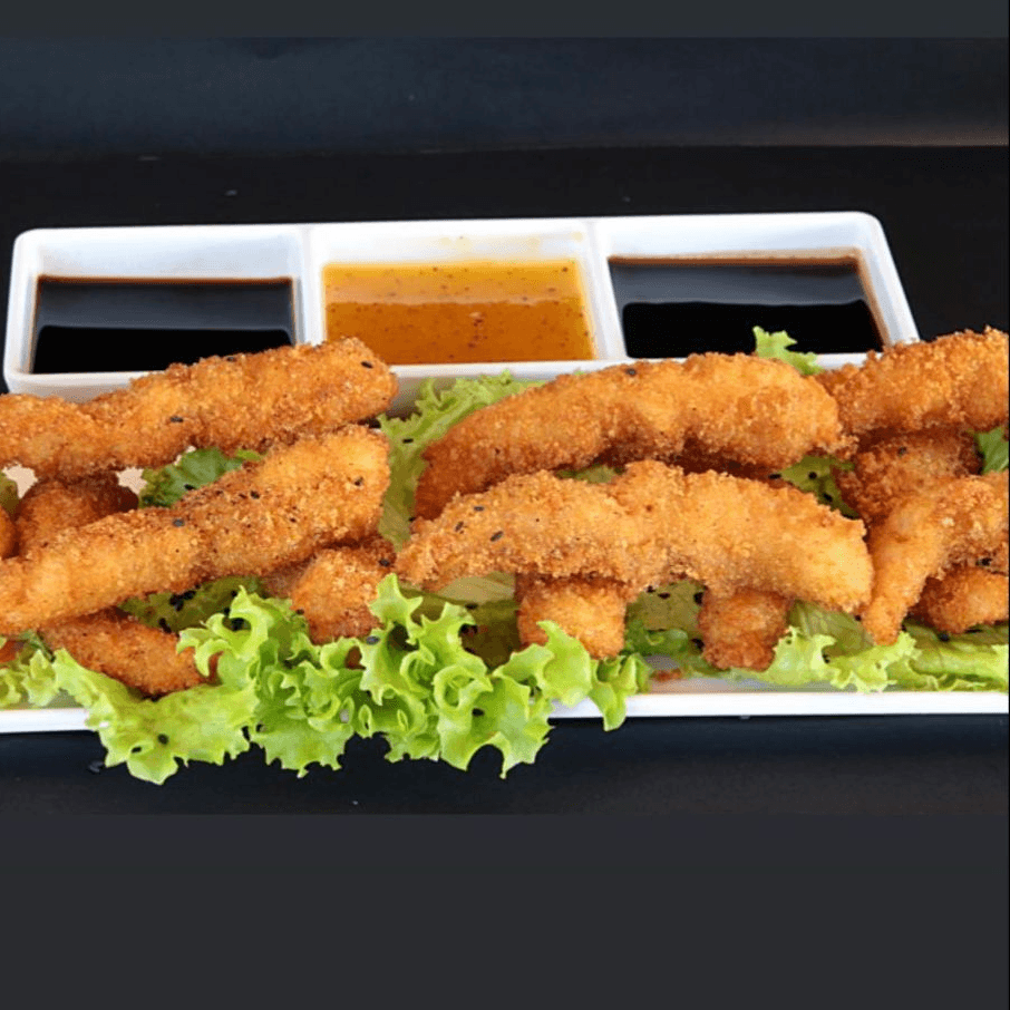 Palitos de tilapia crocantes