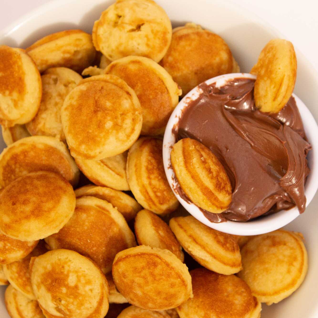 Mini-Hot Cakes con Nutella
