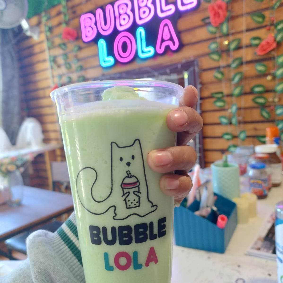 Bubble Tea de Yogurt Manzana Verde