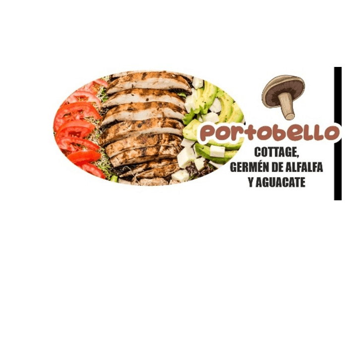 Ensalada Portobello con Germinado Alfalfa