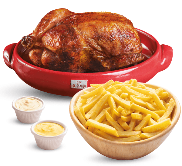 Pollo Don Beli con Papas y Salsas