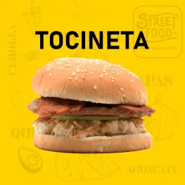 Hamburguesa Con Tocineta