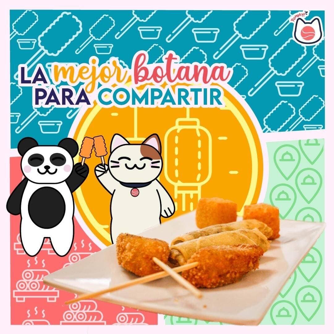 Kushiage de Plátano