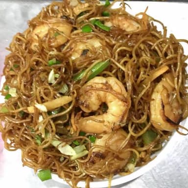 43. Chop Suey Seco con Camarones 虾干炒