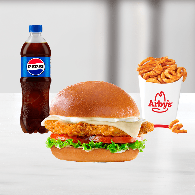 Crispy Chicken Stack (Medium Combo Meal)