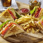 Club Sandwich de Pechuga de Pollo