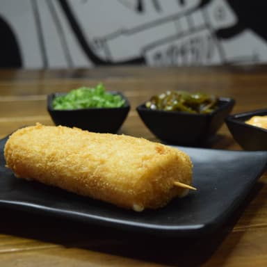 Kushiage Camarón/ Queso manchego