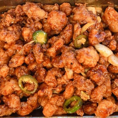 Pollo agridulce picosito