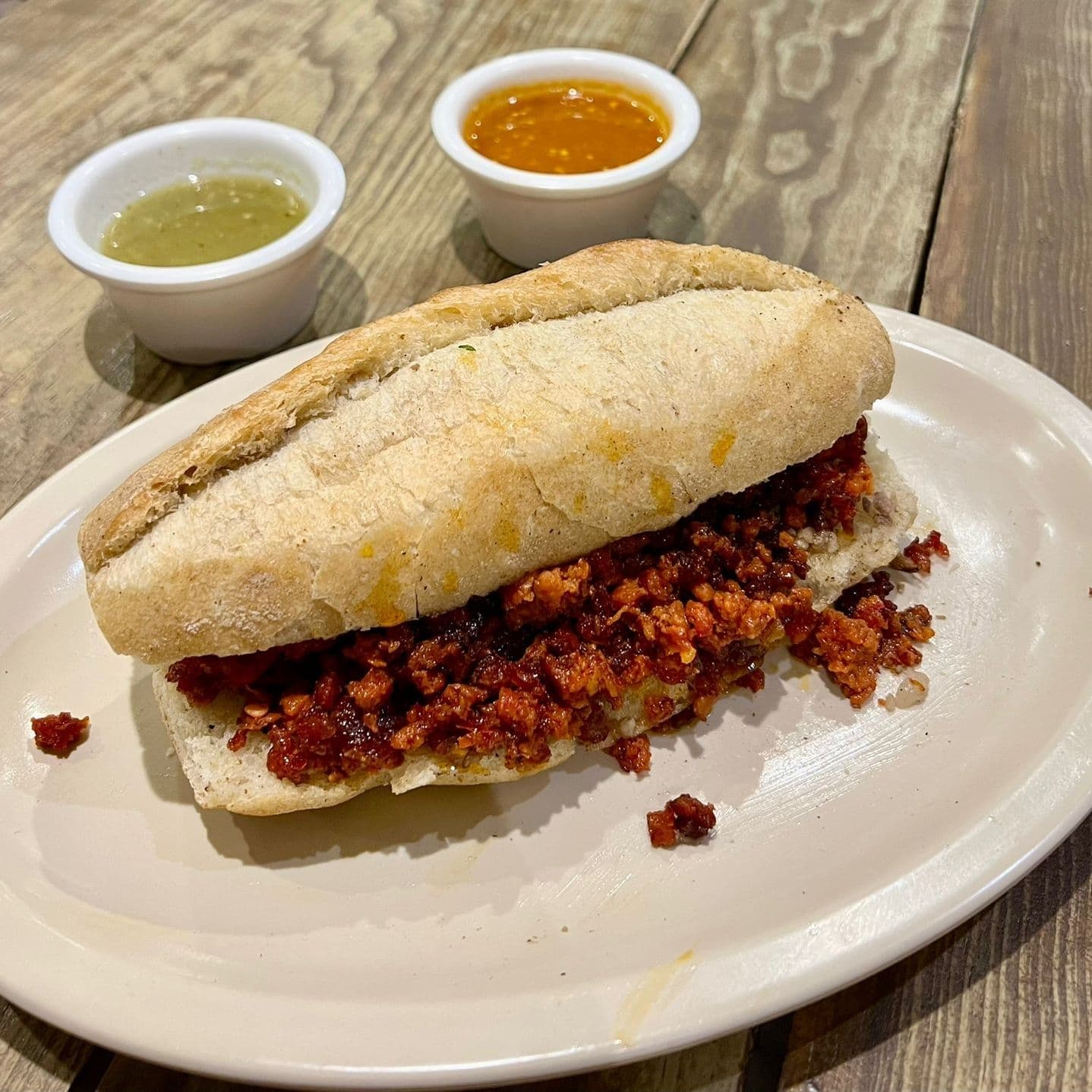 Lonche de Chorizo