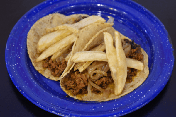 TACOS DE CHORIZO