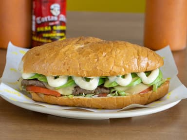 Torta de Arrachera