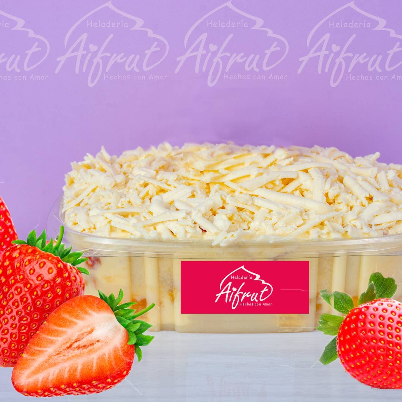 Fresas con Crema y Queso