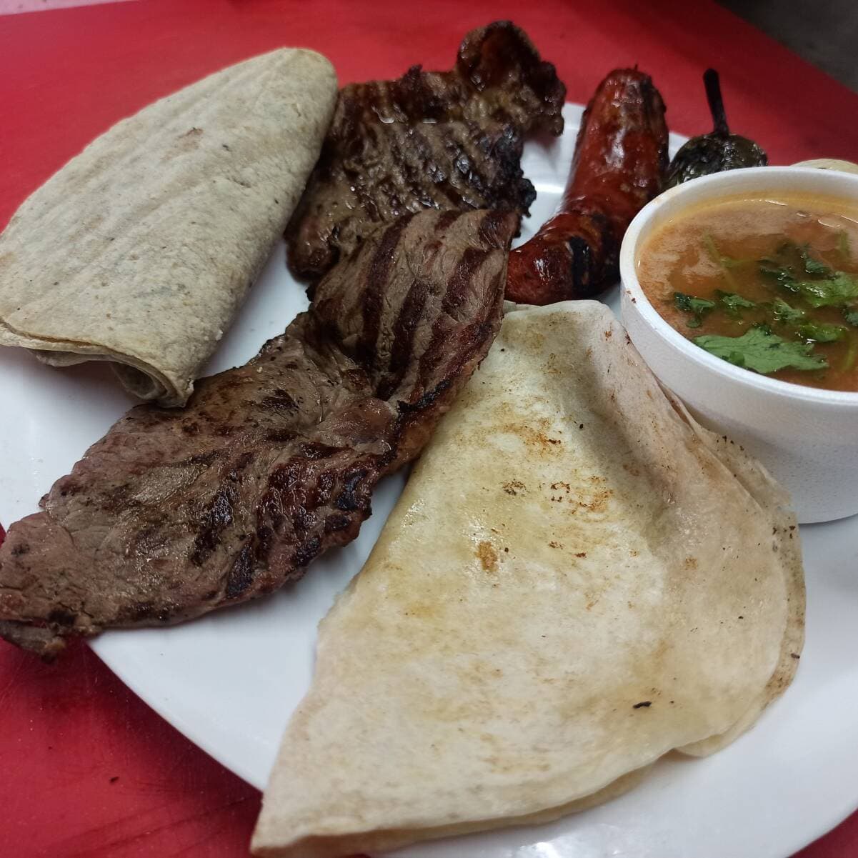 Arrachera + Guacamole