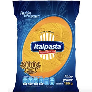 PASTA ITALPASTA FIDEO EXTRA GRUESO 180G